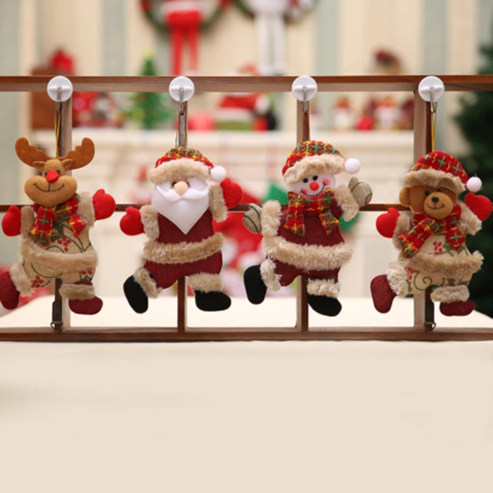 Christmas Ornaments DIY Xmas Gift Santa Claus Snowman Tree Pendant Doll Hang Decorations for HomeChristmas tree  Decorations