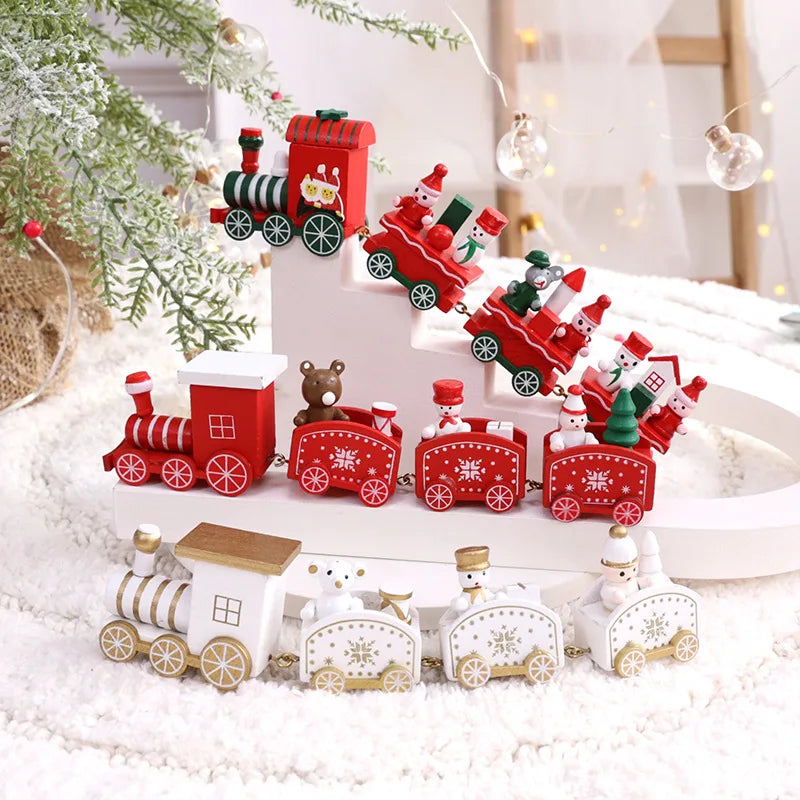 Christmas Train Decorations for Home Xmas Ornament Navidad Gifts Merry Christmas Party Decorations For Home 2026 Gifts