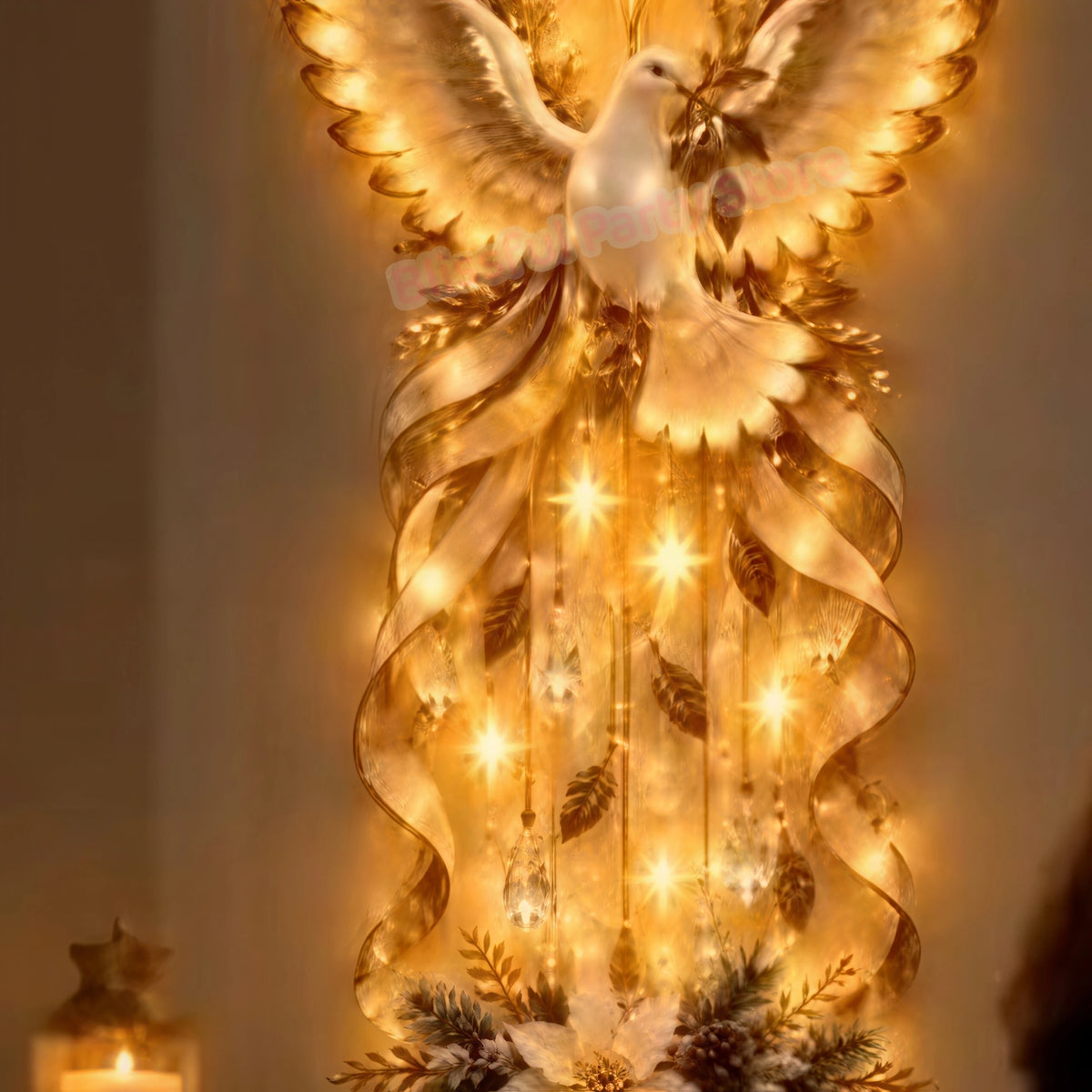 Christmas,Bethlehem Star of Faith,Lighted Nativity Wall Decor,Glowing Christmas Hanging Ornament,LED Light for Indoor Home Decor