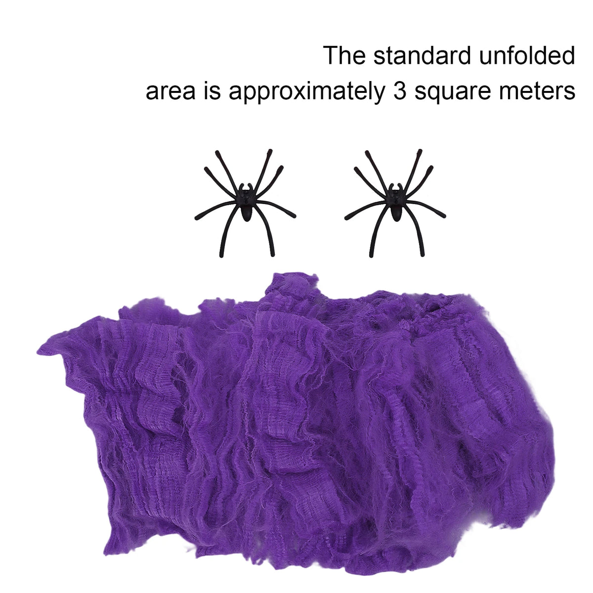 Wholesale Artificial Spider Web Halloween DIY Hanuted House Stretchy Cobwebs with Fake Spiders Indoor Outdoor Garden Party Decor