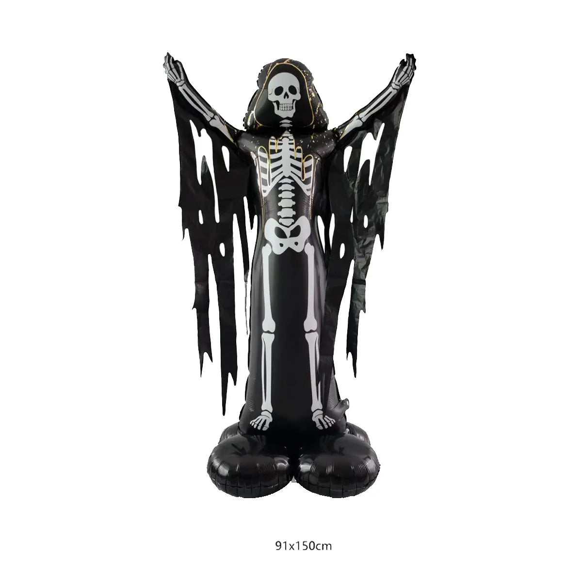 2026 Large Halloween Aluminum Film Balloons Bat Pumpkin Ghost Monster Inflatable Seated Standing Halloween Balloon Party Supplie