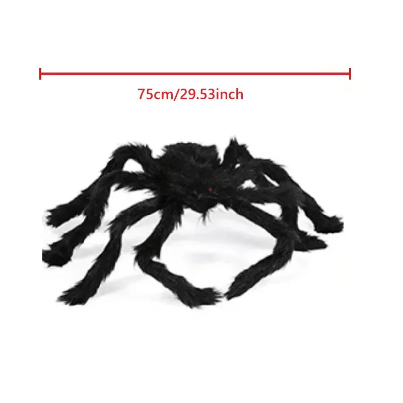 Giant Halloween Spider Indoor & Outdoor Yard, Porch Decor for Haunted House or Home, Party ,Halloween Decorations