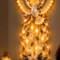 Christmas,Bethlehem Star of Faith,Lighted Nativity Wall Decor,Glowing Christmas Hanging Ornament,LED Lights for Indoor